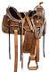 16 17 18 Leather Western Trail Ranch Work Endurance Horse Saddle Tack Set