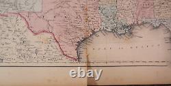 1857 Colton Atlas Map UNITED STATES with LARGE WESTERN TERRITORIES (XL28x17) #526
