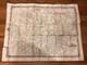 1868 Traveling Map Of The Western States Edward Mendenhall Large Foldout