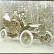 1900s Automobile Glass Negative Early Car White Wheel Family Antique Buggy 7