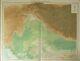 1922 Large Antique Map India North-western Section Kashmir