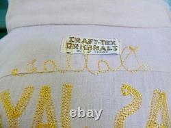 1940-1950 `s Craft-Tex Originals Dallas Jaycees Western Wool Shirt L w embr