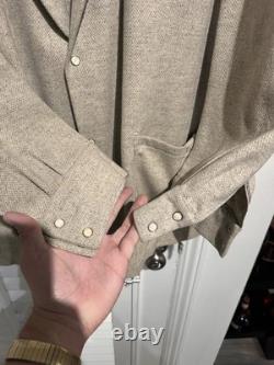 1940s Vintage Men's Western Style Hollywood Jacket Large