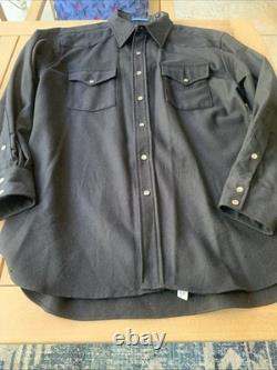 1950-1960 Vintage Pendleton Western Shirt Men's Large Pearl Snap Read