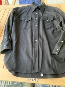 1950-1960 Vintage Pendleton Western Shirt Men's Large Pearl Snap Read