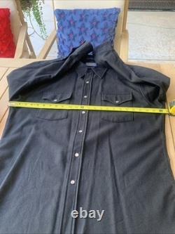 1950-1960 Vintage Pendleton Western Shirt Men's Large Pearl Snap Read