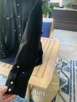 1950-1960 Vintage Pendleton Western Shirt Men's Large Pearl Snap Read