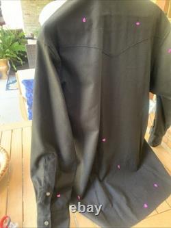 1950-1960 Vintage Pendleton Western Shirt Men's Large Pearl Snap Read