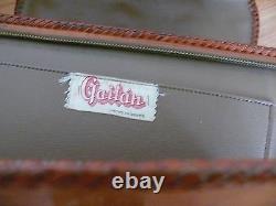 1950`s Large Tooled Leather Handbag Purse Western Vibe 12+ 8+ 4 1/2 Roomy