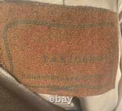 1950's Vintage 2-Tone Deerskin Button Front Western Jacket Mens M/L USA Made Exc