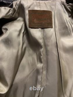 1950's Vintage 2-Tone Deerskin Button Front Western Jacket Mens M/L USA Made Exc