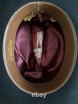 1950s Bandera Western Fort Worth Texas 3x Quality 6 7/8 Black Cowboy Hat 50s Vtg