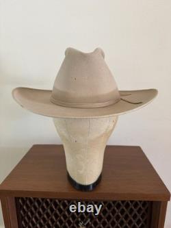 1950s Pilgrim 3x Beaver Formease 7 1/4 Silverbelly Cowboy Western Hat Vtg 50s