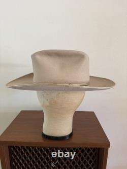 1950s Pilgrim 3x Beaver Formease 7 1/4 Silverbelly Cowboy Western Hat Vtg 50s