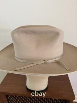 1950s Pilgrim 3x Beaver Formease 7 1/4 Silverbelly Cowboy Western Hat Vtg 50s