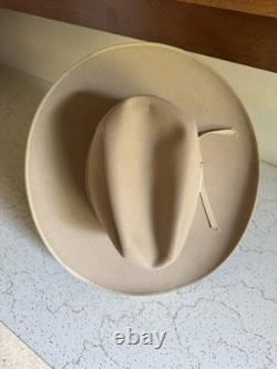 1950s Pilgrim 3x Beaver Formease 7 1/4 Silverbelly Cowboy Western Hat Vtg 50s