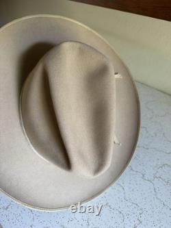 1950s Pilgrim 3x Beaver Formease 7 1/4 Silverbelly Cowboy Western Hat Vtg 50s