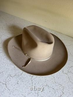1950s Pilgrim 3x Beaver Formease 7 1/4 Silverbelly Cowboy Western Hat Vtg 50s