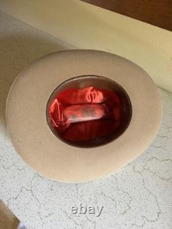 1950s Pilgrim 3x Beaver Formease 7 1/4 Silverbelly Cowboy Western Hat Vtg 50s