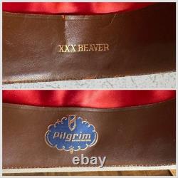 1950s Pilgrim 3x Beaver Formease 7 1/4 Silverbelly Cowboy Western Hat Vtg 50s