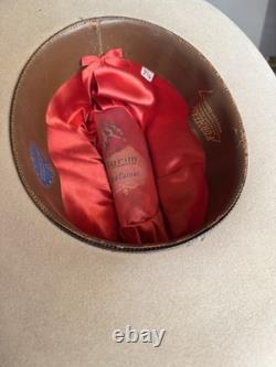 1950s Pilgrim 3x Beaver Formease 7 1/4 Silverbelly Cowboy Western Hat Vtg 50s