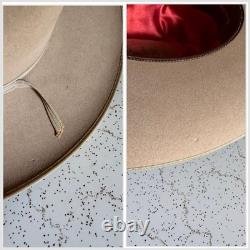 1950s Pilgrim 3x Beaver Formease 7 1/4 Silverbelly Cowboy Western Hat Vtg 50s