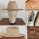 1950s Stetson 3x BEAVER LAST DROP 7 1/4 Raw Edge Western Dress Hat Fedora Vtg
