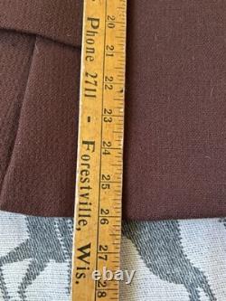 1950s wassersteens Cowhide Wool Jacket Western Cowboy Vintage M/L Western 60s