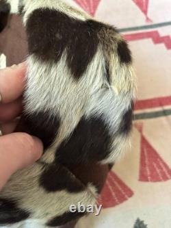 1950s wassersteens Cowhide Wool Jacket Western Cowboy Vintage M/L Western 60s