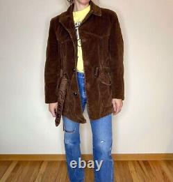 1960's Vintage Western Corduroy Hunting Sport Jacket (M/L) Norfolk Style