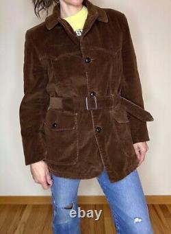 1960's Vintage Western Corduroy Hunting Sport Jacket (M/L) Norfolk Style