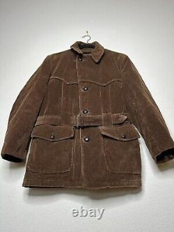 1960's Vintage Western Corduroy Hunting Sport Jacket (M/L) Norfolk Style