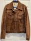 1970's Trucker Jacket LAKELAND Brown Suede Type III Western Pattern Size Lg 42