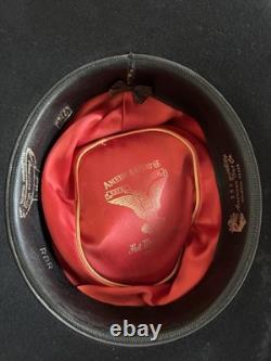 1970s American Hat Company 3x Quality Hat 7 1/8 Cowboy Western Vtg 70s Black