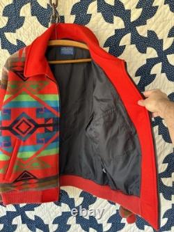 1970s Pendleton High Grade Western Wear Aztec Wool Jacket Large