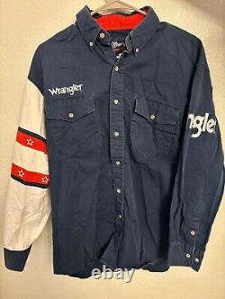 1980s Vintage Wrangler Brush popper USA Size L