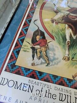 1989 Gene Autry Western Heritage Museum Women of the Wild West Print Poster