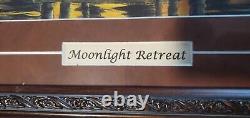 24x18 Terry Redlin Moonlight Retreat with Antique Frame 36 x 30