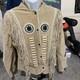 3b West Vintage Leather Beaded Native American Cos Size Large Western