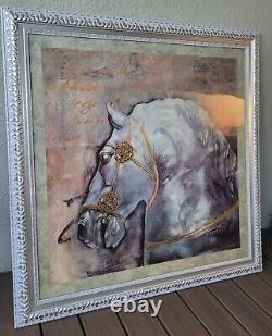 45 x 45 Large Wall Decorative High Quality Art Prints Horse Design
