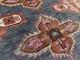 4x6 PINK BLUE HANDMADE WOOL RUG handwoven geometric soft new oushak heriz carpet