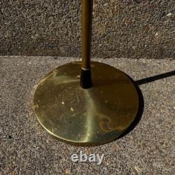 53in Rembrandt Lamps Floor solid brass jump horse antique lamp MCM western RARE