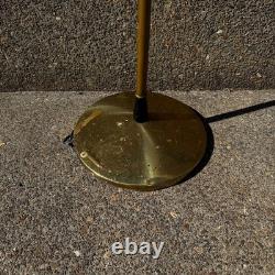 53in Rembrandt Lamps Floor solid brass jump horse antique lamp MCM western RARE
