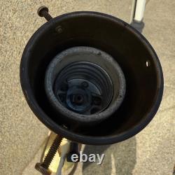 53in Rembrandt Lamps Floor solid brass jump horse antique lamp MCM western RARE