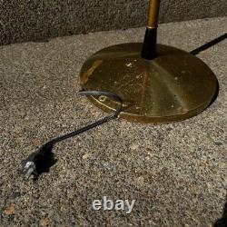 53in Rembrandt Lamps Floor solid brass jump horse antique lamp MCM western RARE