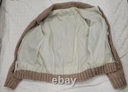 60's Cowichan Western Horse C&C Zip Lined 3lb Wool Sweater Jacket Shacket L