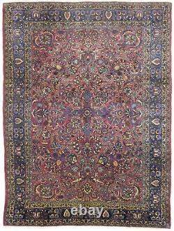 9X12 Semi Antique Classic Floral Large Vintage Oriental Rug Wool Carpet 8'8X11'6