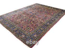 9X12 Semi Antique Classic Floral Large Vintage Oriental Rug Wool Carpet 8'8X11'6