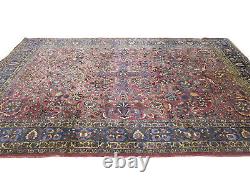 9X12 Semi Antique Classic Floral Large Vintage Oriental Rug Wool Carpet 8'8X11'6