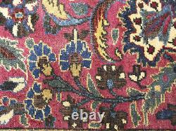 9X12 Semi Antique Classic Floral Large Vintage Oriental Rug Wool Carpet 8'8X11'6